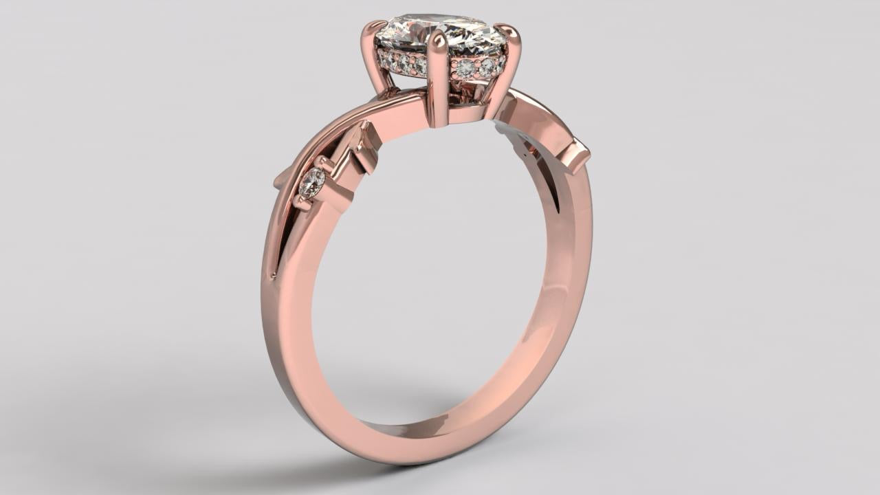 CAD Diamond Ring Design 
